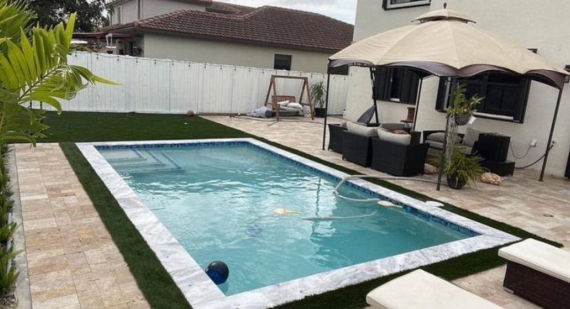 Pool and patio construction